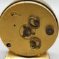 Vintage Dugena Tisch Uhr Goldfarbenes Mid-Century Design