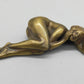 Kunstvolle Bronze Skulptur Liegender Weiblicher Akt im Modernen Stil