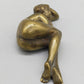 Kunstvolle Bronze Skulptur Liegender Weiblicher Akt im Modernen Stil