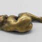 Kunstvolle Bronze Skulptur Liegender Weiblicher Akt im Modernen Stil