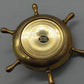 Nostalgischer Messing Schiffsrad Aschenbecher Maritimes Design