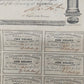 Historische Confederate States of America 100 Dollar Anleihe von 1862