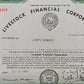 Historische Livestock Financial Corp. Aktie  100 Shares von 1963