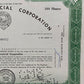 Historische Livestock Financial Corp. Aktie  100 Shares von 1963