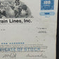 Historische Seatrain Lines Aktie 1969 Antikes Wertpapier