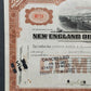 Historische New England Oil Corporation Aktie von 1922