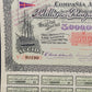 Historische Aktie Astilleros de Pasajes de San Juan 1918