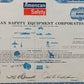 Historische American Safety Equipment Aktie von 1971 – 100 Shares