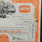 Historische UOP Inc. Aktie von 1975 – Originales Wertpapier