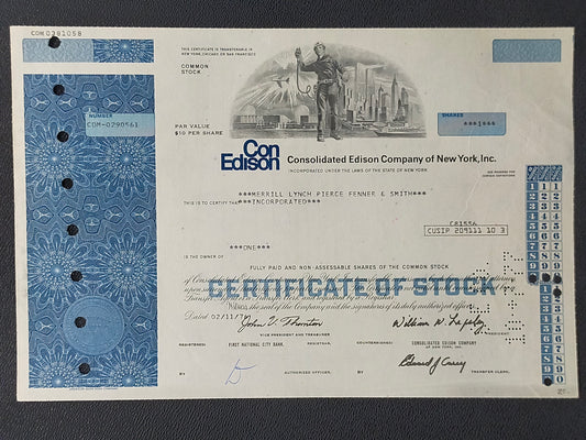 Historische Consolidated Edison Company Of New York Aktie
