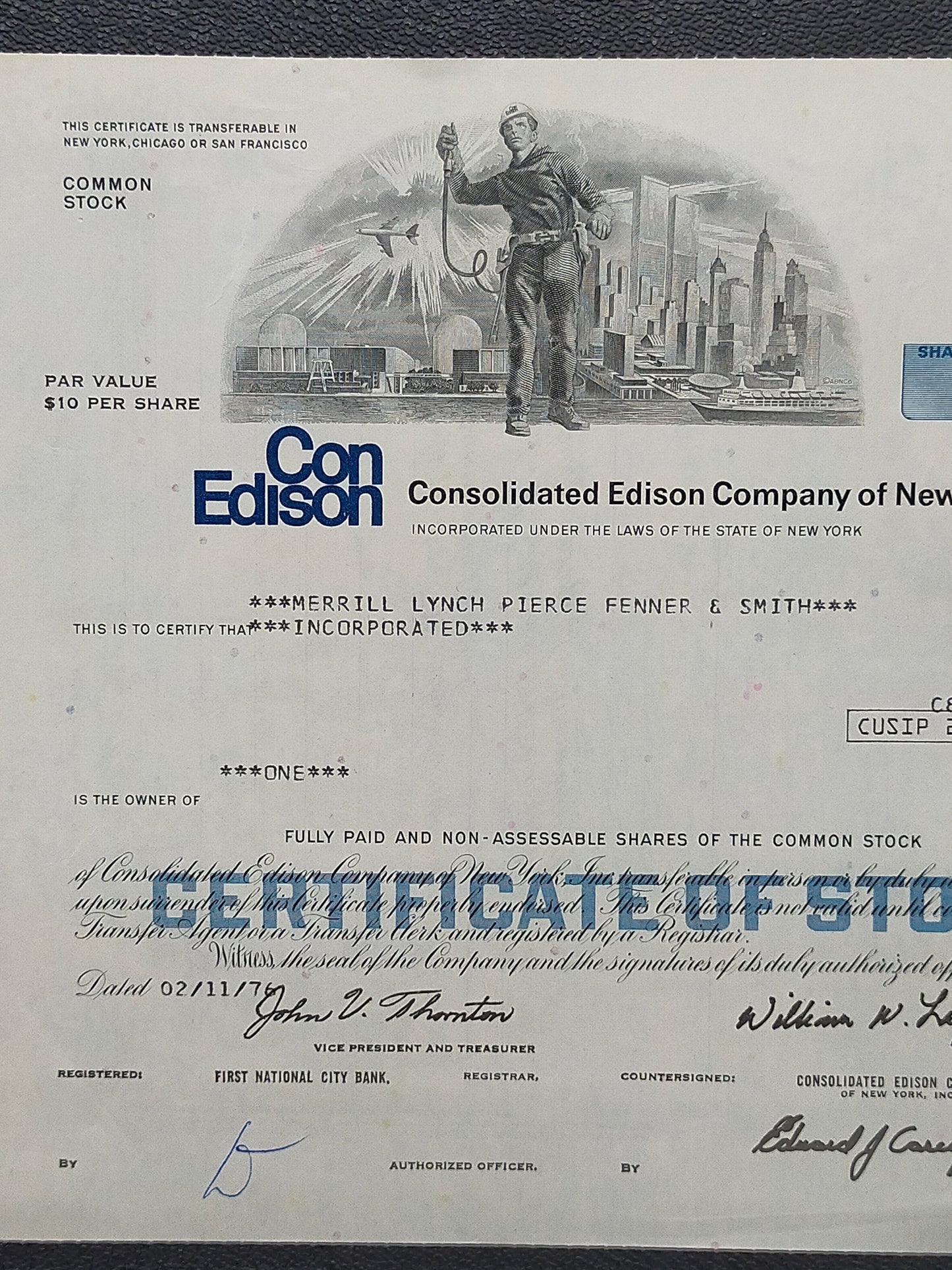 Historische Consolidated Edison Company Of New York Aktie
