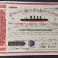 Historische Cunard Steam-Ship Aktie von 1912
