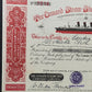 Historische Cunard Steam-Ship Aktie von 1912