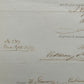 Historisches Zolldokument Buenos Aires 1857
