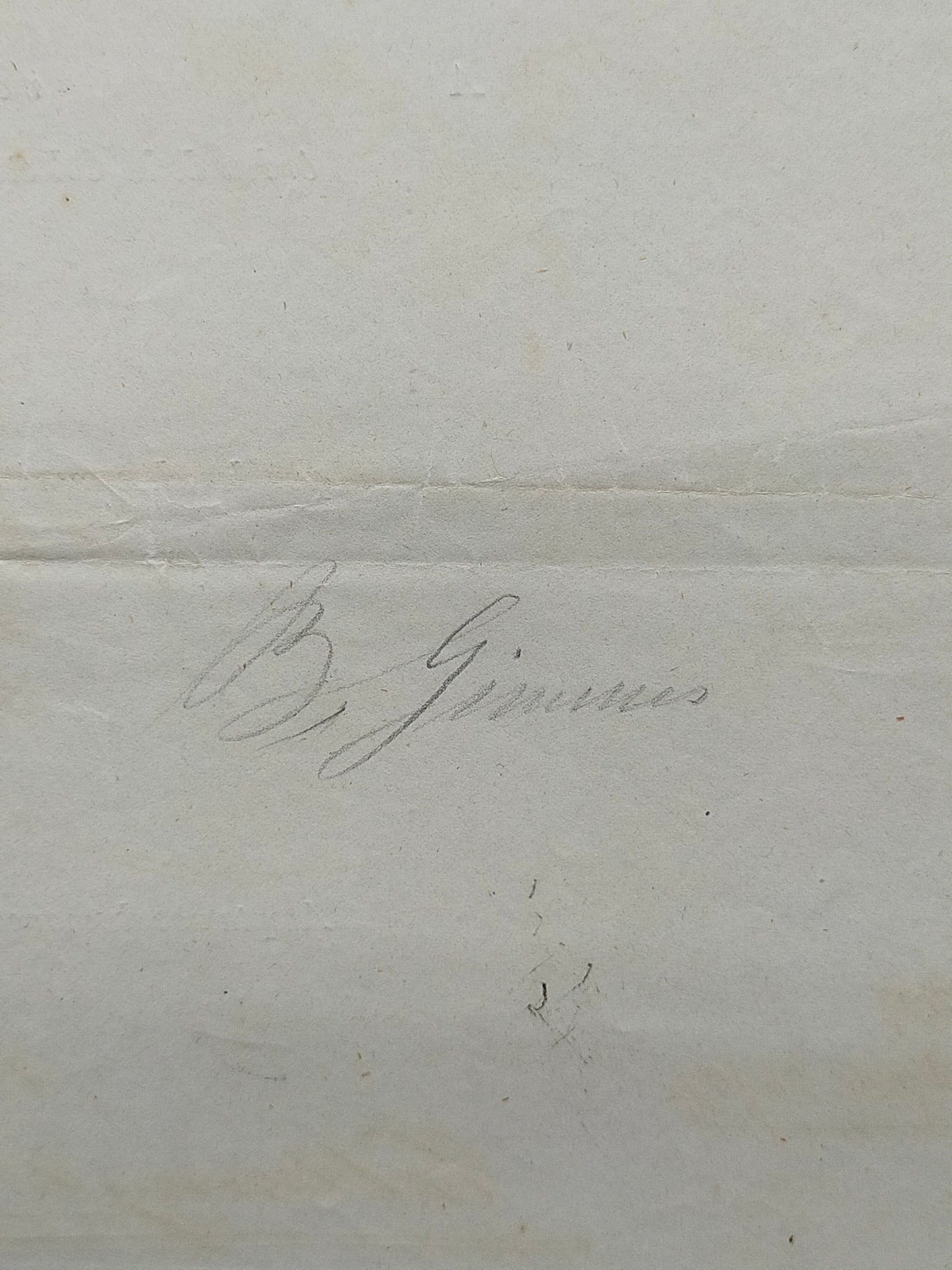 Historisches Zolldokument Buenos Aires 1857