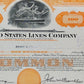 Historische United States Lines Company Aktie 100 Shares von 1955