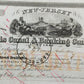 Historische Aktie Morris Canal & Banking Company New Jersey 1860