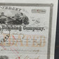 Historische Aktie Morris Canal & Banking Company New Jersey 1860