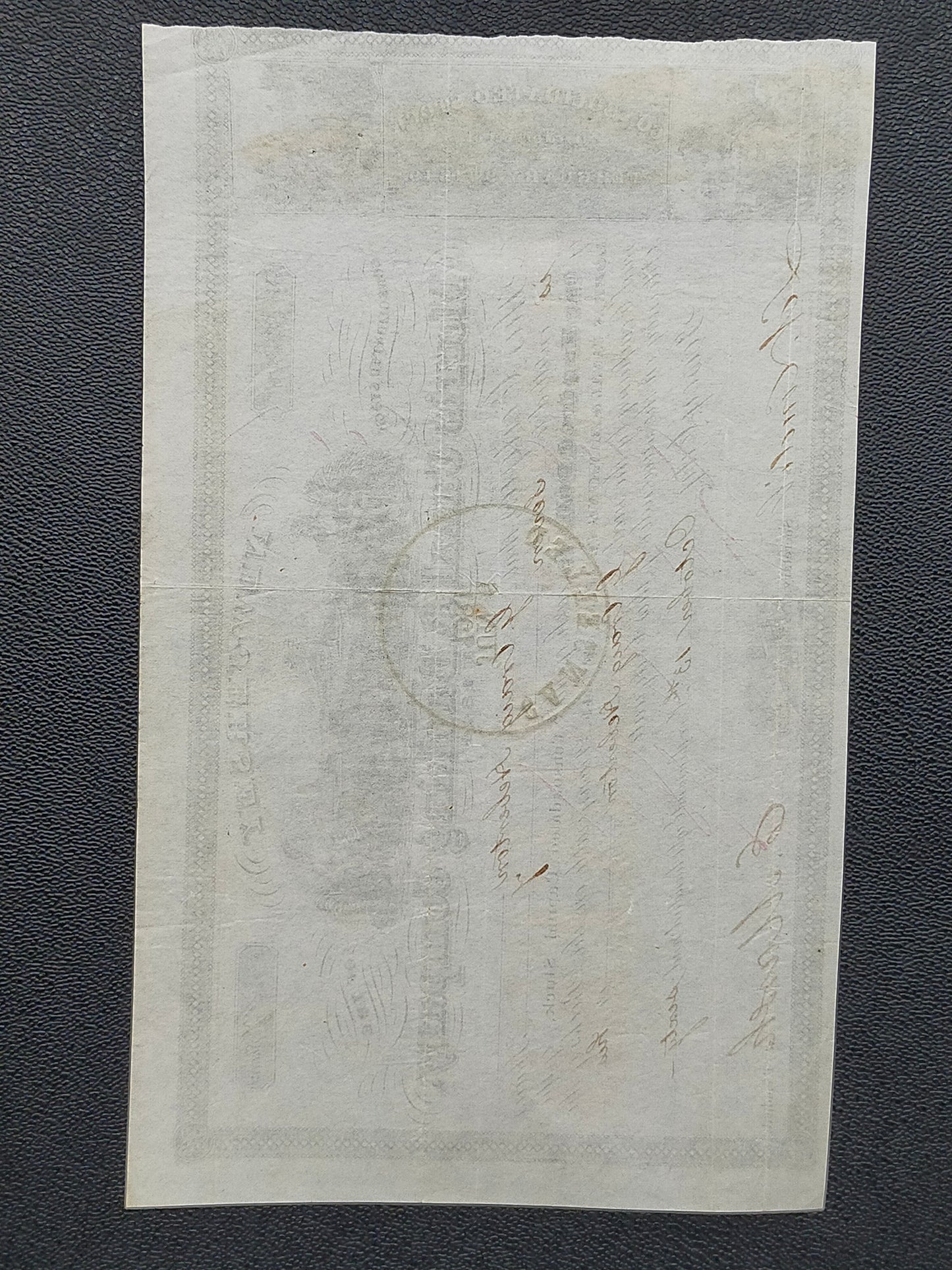 Historische Aktie Morris Canal & Banking Company New Jersey 1860
