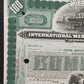 Historische Aktie International Mercantile Marine Co 100 Shares 1928