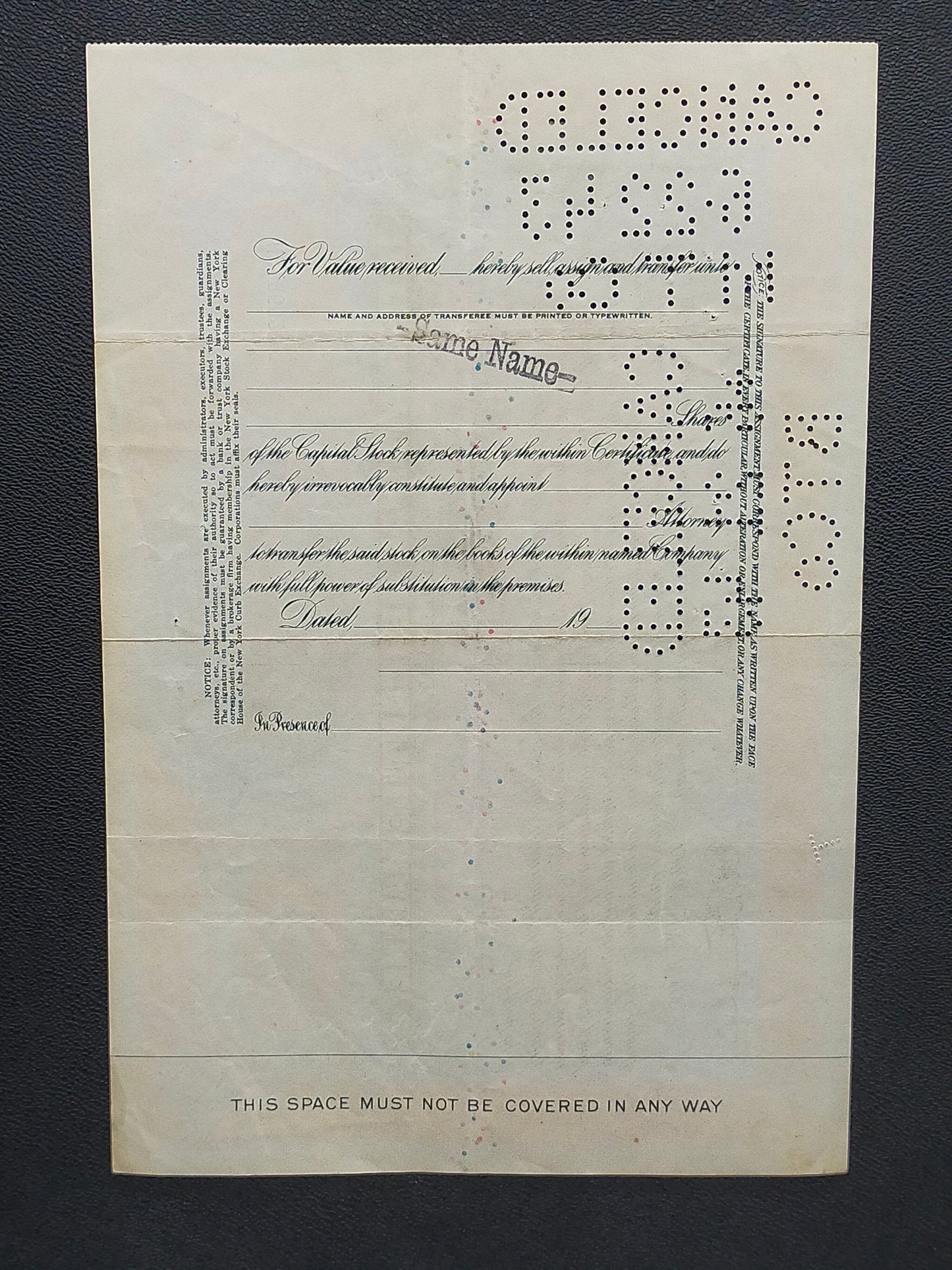 Historische Aktie International Mercantile Marine Company 100 Shares 1936