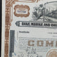 Historische Gulf, Mobile and Ohio Railroad Aktie 10 Shares von 1969