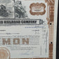 Historische Gulf, Mobile and Ohio Railroad Aktie 10 Shares von 1969