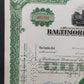 Historisches Baltimore National Bank Wertpapier Scripophily von 1960