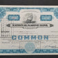 Historische Aktie – The National Marine Bank of Baltimore (1954)