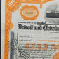 Historische Aktie Detroit and Cleveland Navigation Company 1938