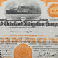 Historische Aktie Detroit and Cleveland Navigation Company 1938