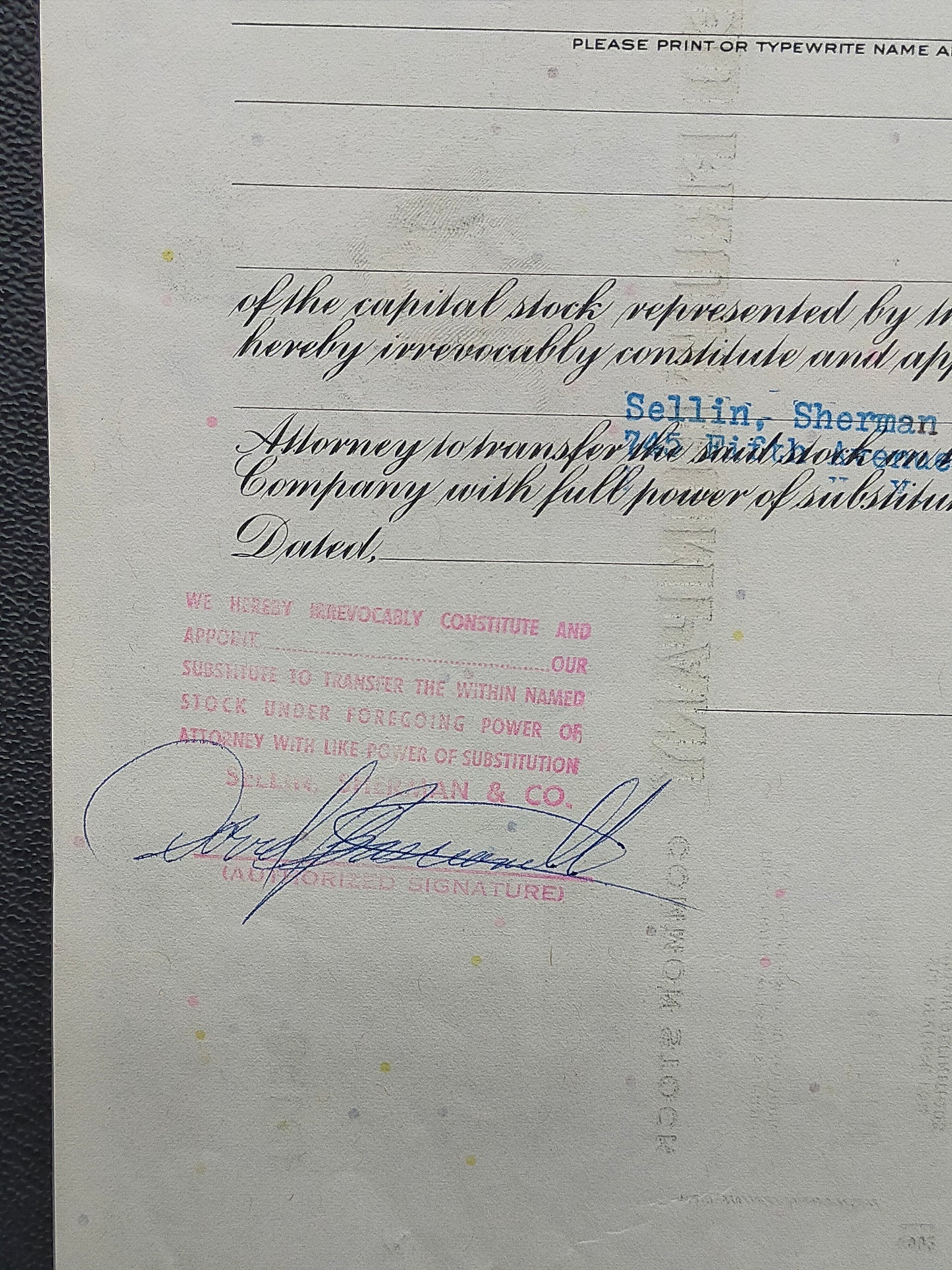 Historische United Fruit Company Aktie 100 Shares von 1970