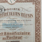 Historisches Wertpapier Les Affréteurs Réunis Paris 1920