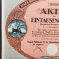 Historische Aktie Eugen Hoffmann & Co. München 1923