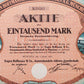 Historische Aktie Eugen Hoffmann & Co. München 1923