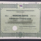 Historische Aktie Cranzer Fischdampfer AG Hamburg 1950 100 DM Namensaktie