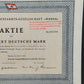 Historische Aktie DDG Hansa 1958 100 Deutsche Mark