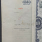 Historische Missouri, Kansas and Texas Railway Aktie von 1880