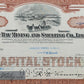 Historische Aktie Hudson Bay Mining & Smelting Co. 1956