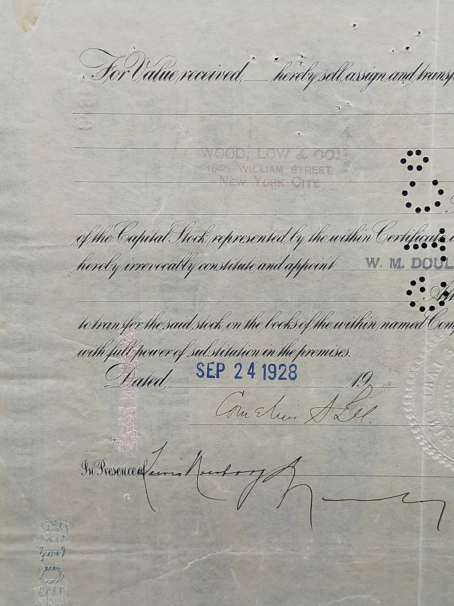 Titel Historische Aktie Pittsburgh & Lake Erie Rail Road Co. 1927