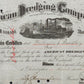 Historische Aktie American Dredging Company (1897)