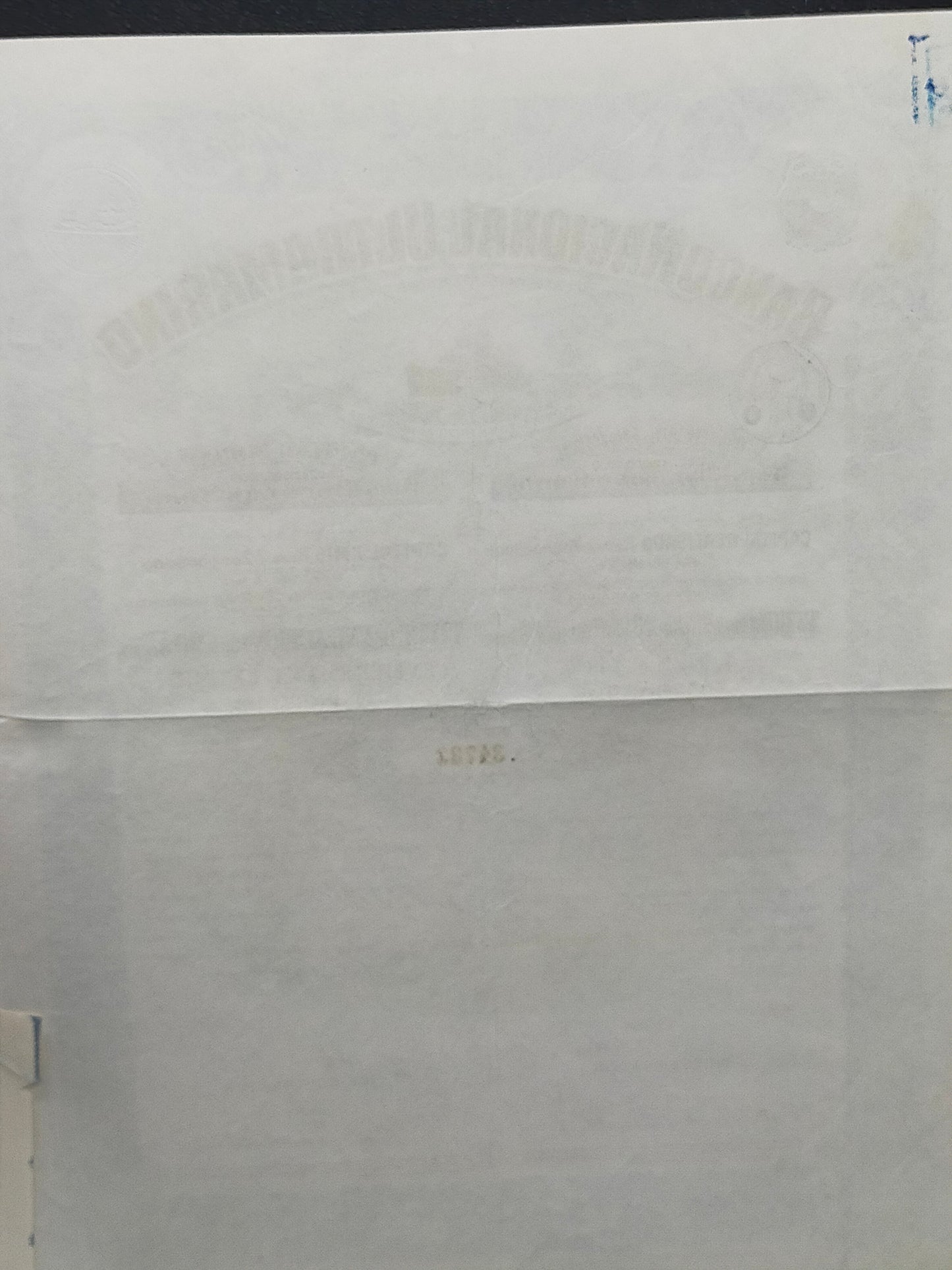 Titel Historische Aktie Banco Nacional Ultramarino 1916