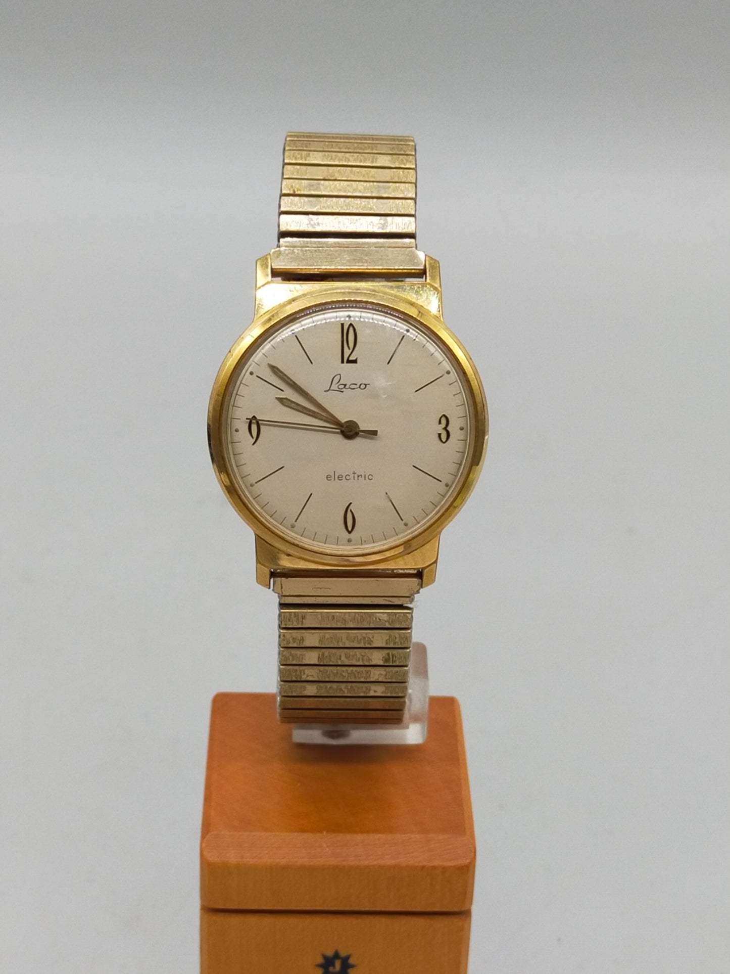 Klassische Laco electric Herren Uhr – GoldPlated aus den 1960ern