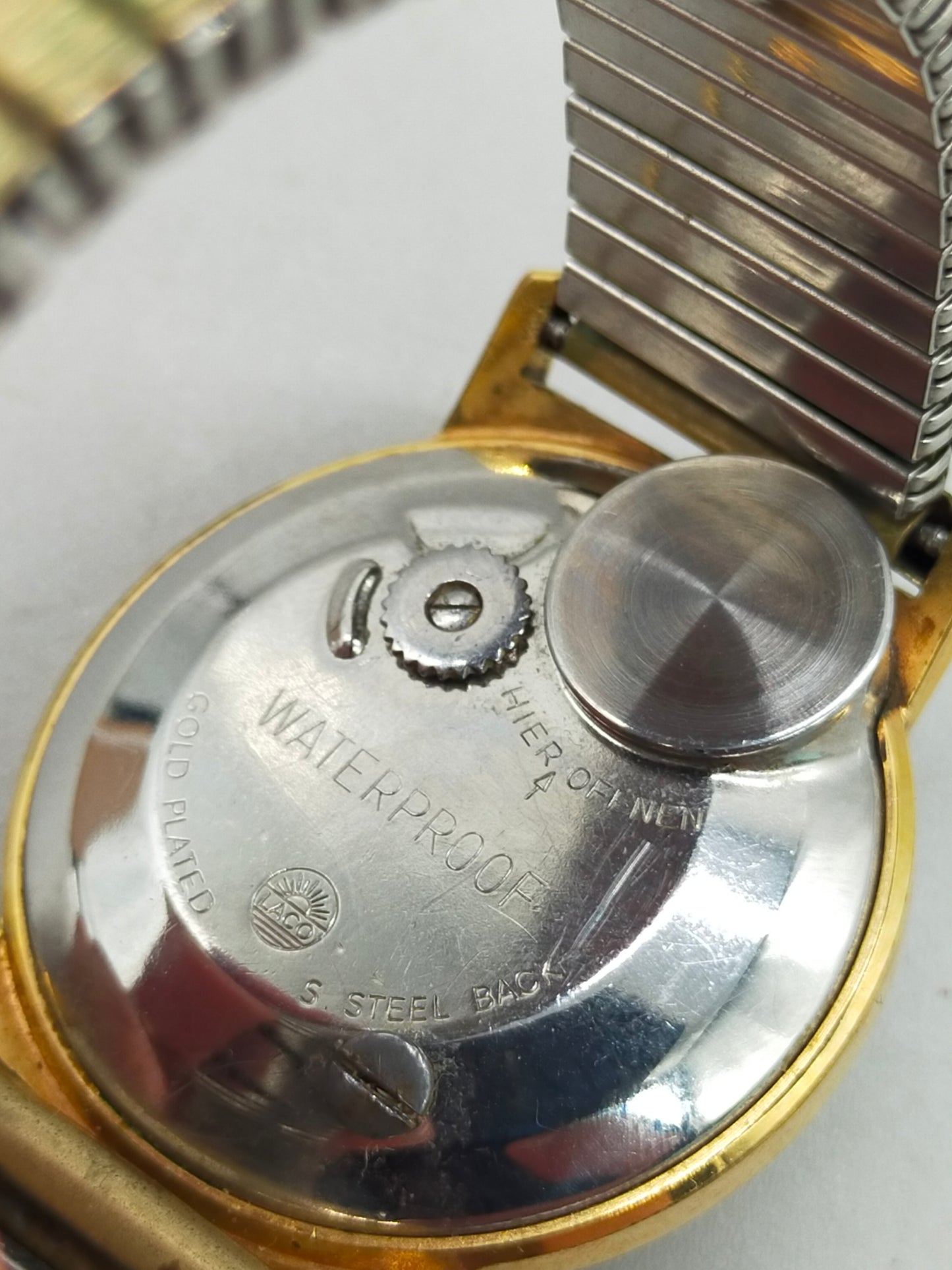 Klassische Laco electric Herren Uhr – GoldPlated aus den 1960ern