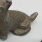 Antikes Bronze Figuren Set  2 Figuren und 1 Hund