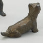Antikes Bronze Figuren Set  2 Figuren und 1 Hund
