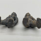 Antikes Bronze Figuren Set  2 Figuren und 1 Hund