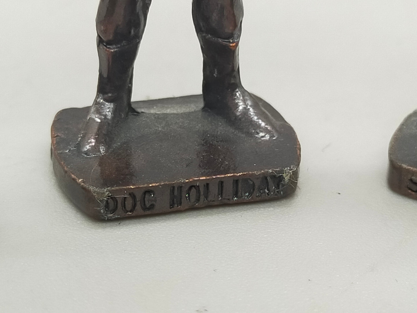 3 Vintage Bronze Figuren – Chato, Doc Holliday & Samurai 1