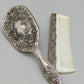 Elegantes Vintage Haarpflege Set Edles Silber Dekor im Barock Stil