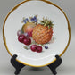 Schumann Porzellan Wandteller mit Fruchtmotiv Eleganter Goldrand